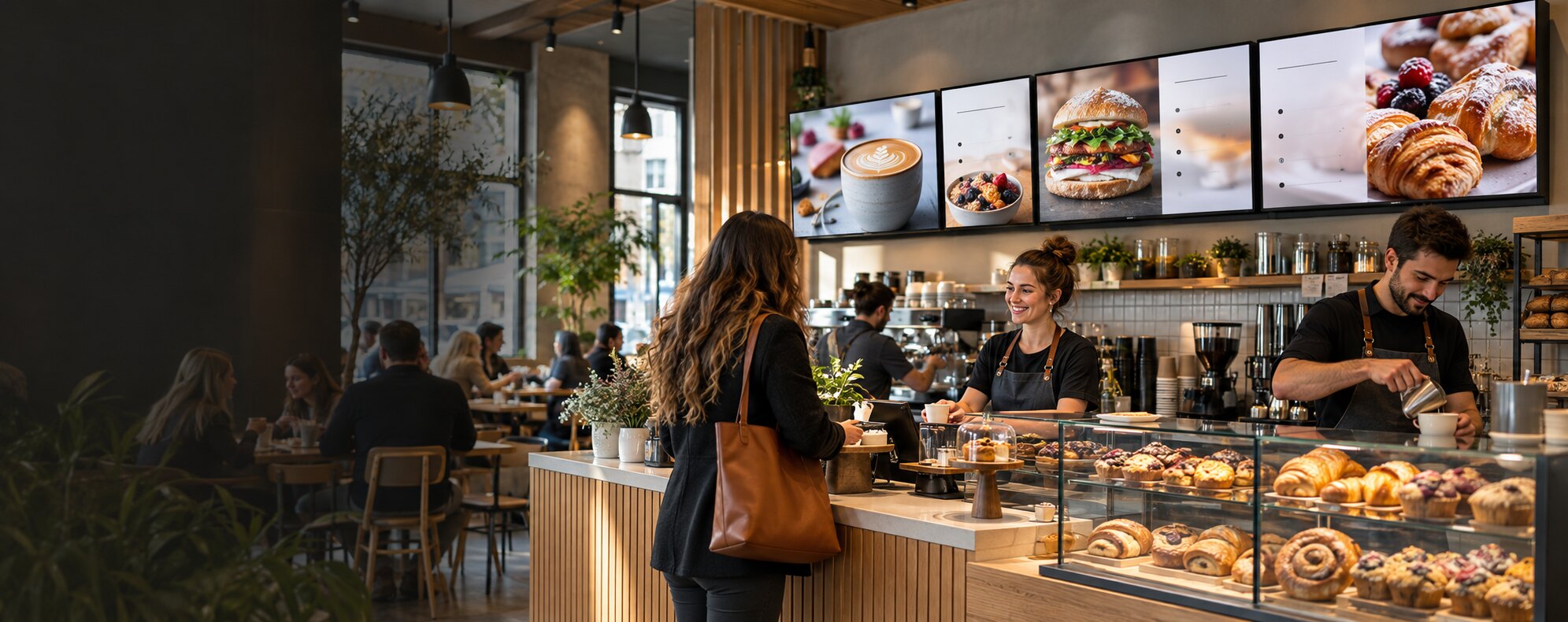 Ordrivo Digital Menu Boards i en verklig företagsmiljö